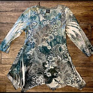 Paisley Flared Shirt